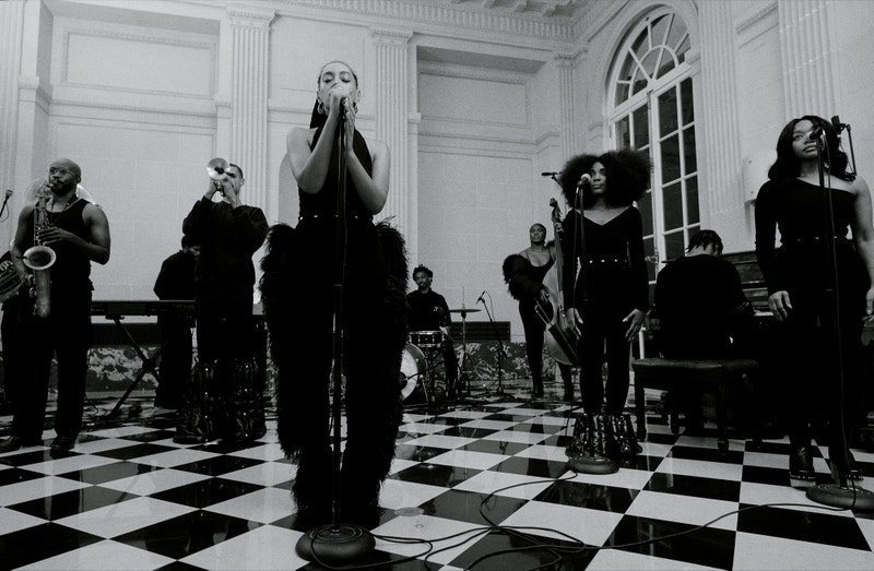 Moncler Parachute Performance At Mondogenius Show